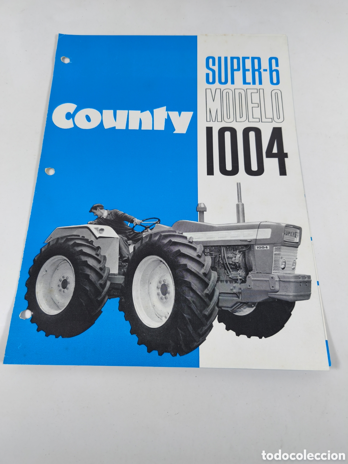 Cars and Motorcycles: Catalogo tractor County Super 6 model 1004 en espa&ntilde;ol a&ntilde;os 60 rare sales brochure