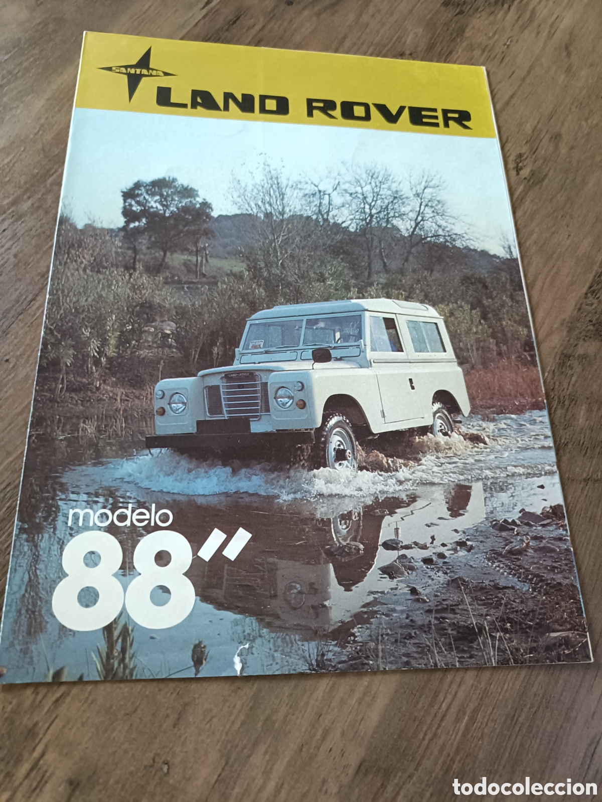 Coches y Motocicletas: Cat&aacute;logo Land Rover Santana modelo 88 de 1980