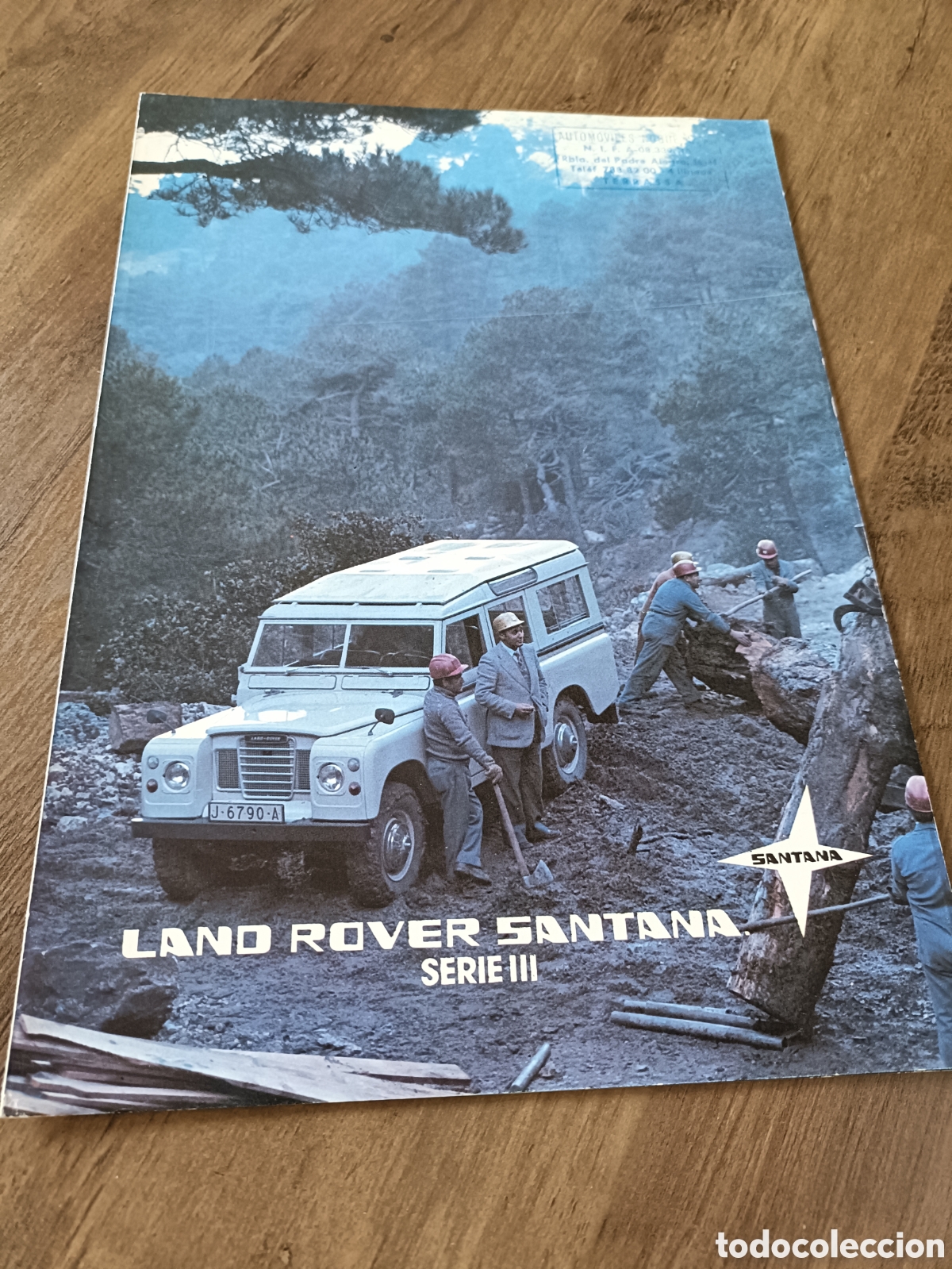 Coches y Motocicletas: Cat&aacute;logo gama Land Rover Santana serie III de 1977