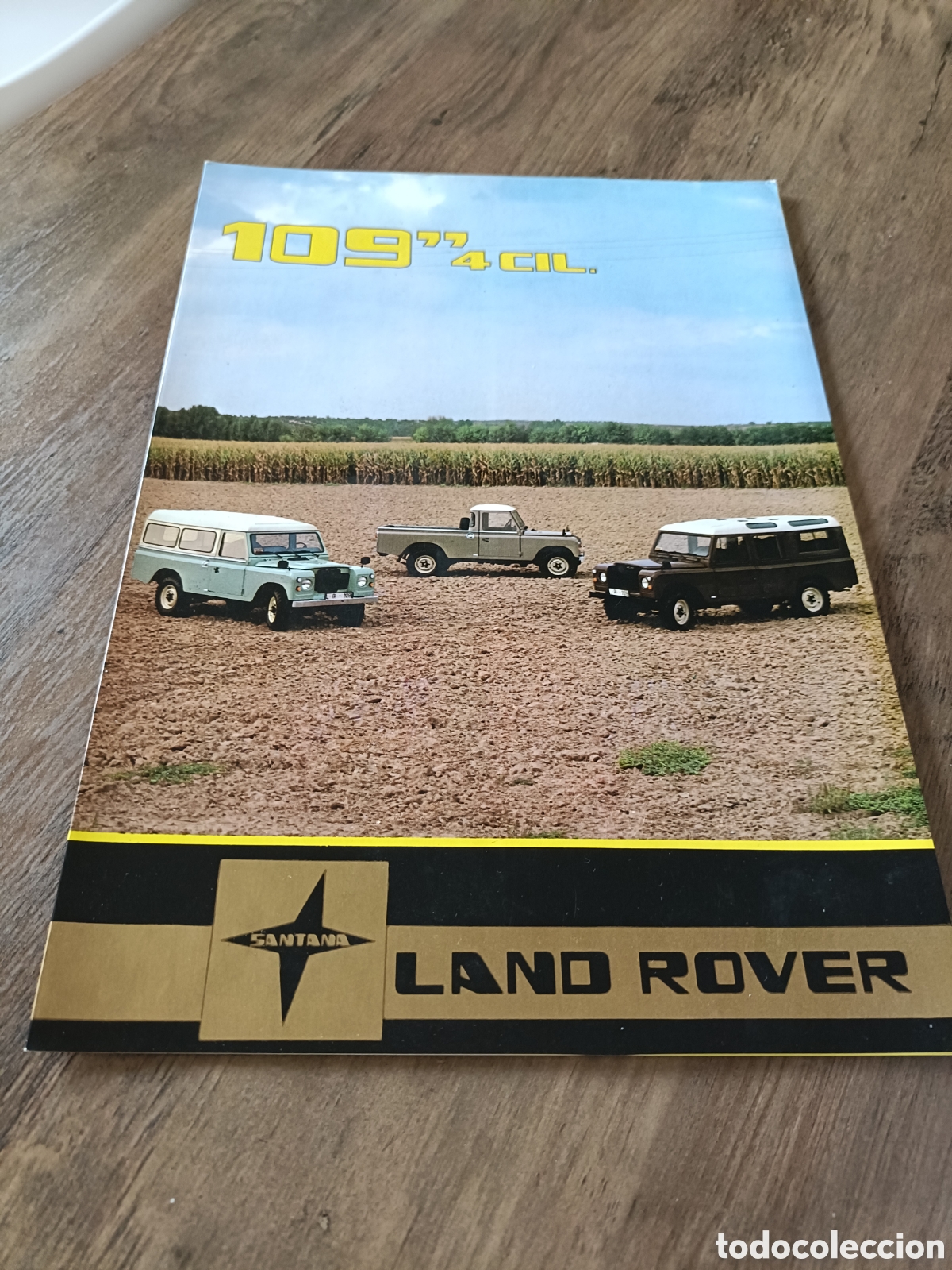 Coches y Motocicletas: Cat&aacute;logo Land Rover Santana 109 4 cilindros