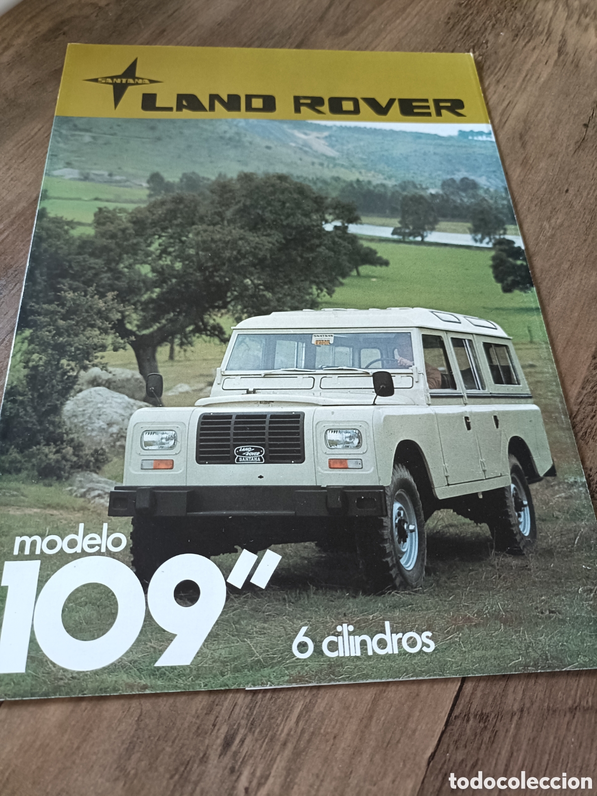 Coches y Motocicletas: Cat&aacute;logo Land Rover Santana modelo 109 6 cilindros de 1980