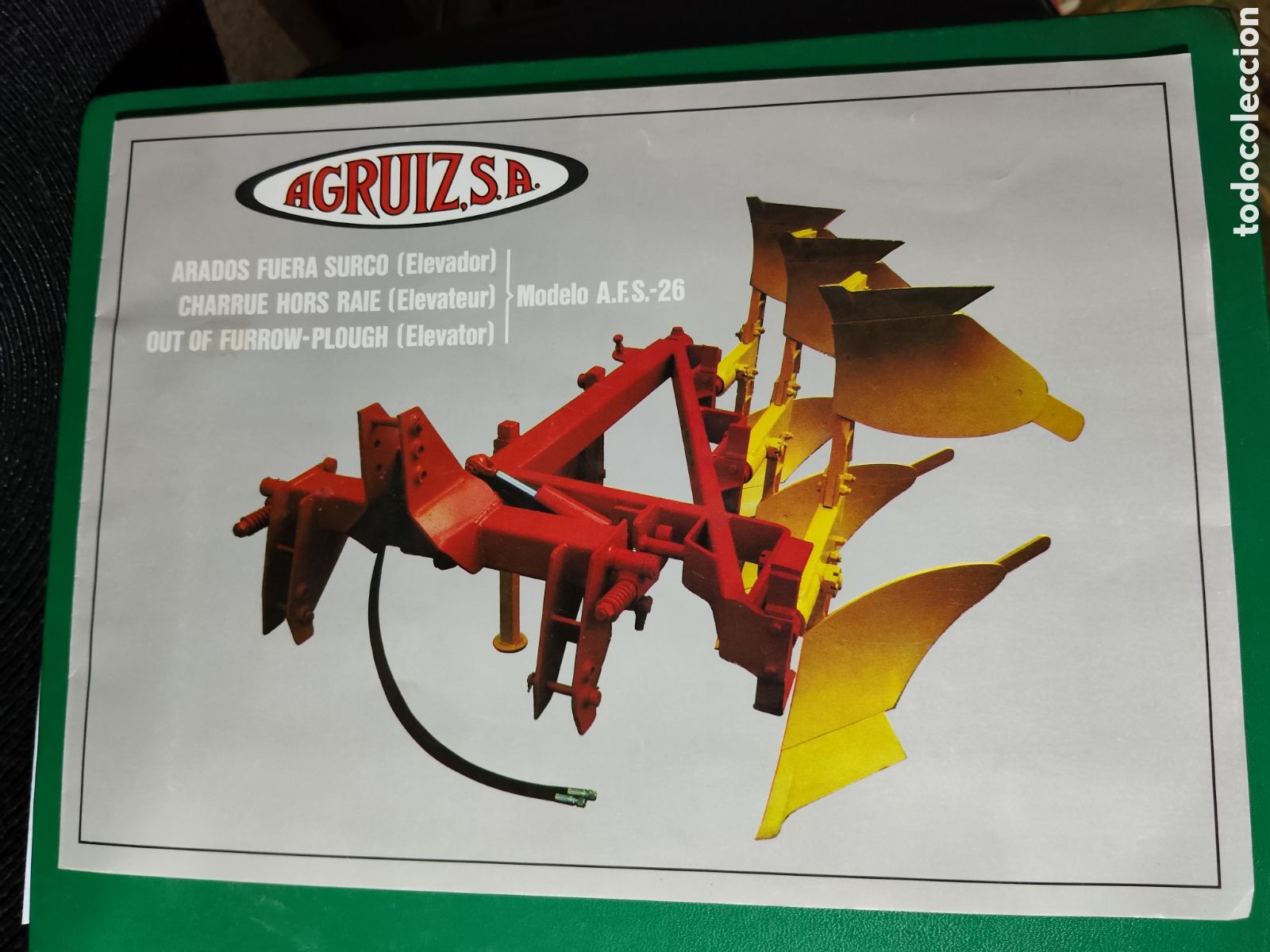 Coches y Motocicletas: Publicidad AGRUIZ sa arados fuera de surco