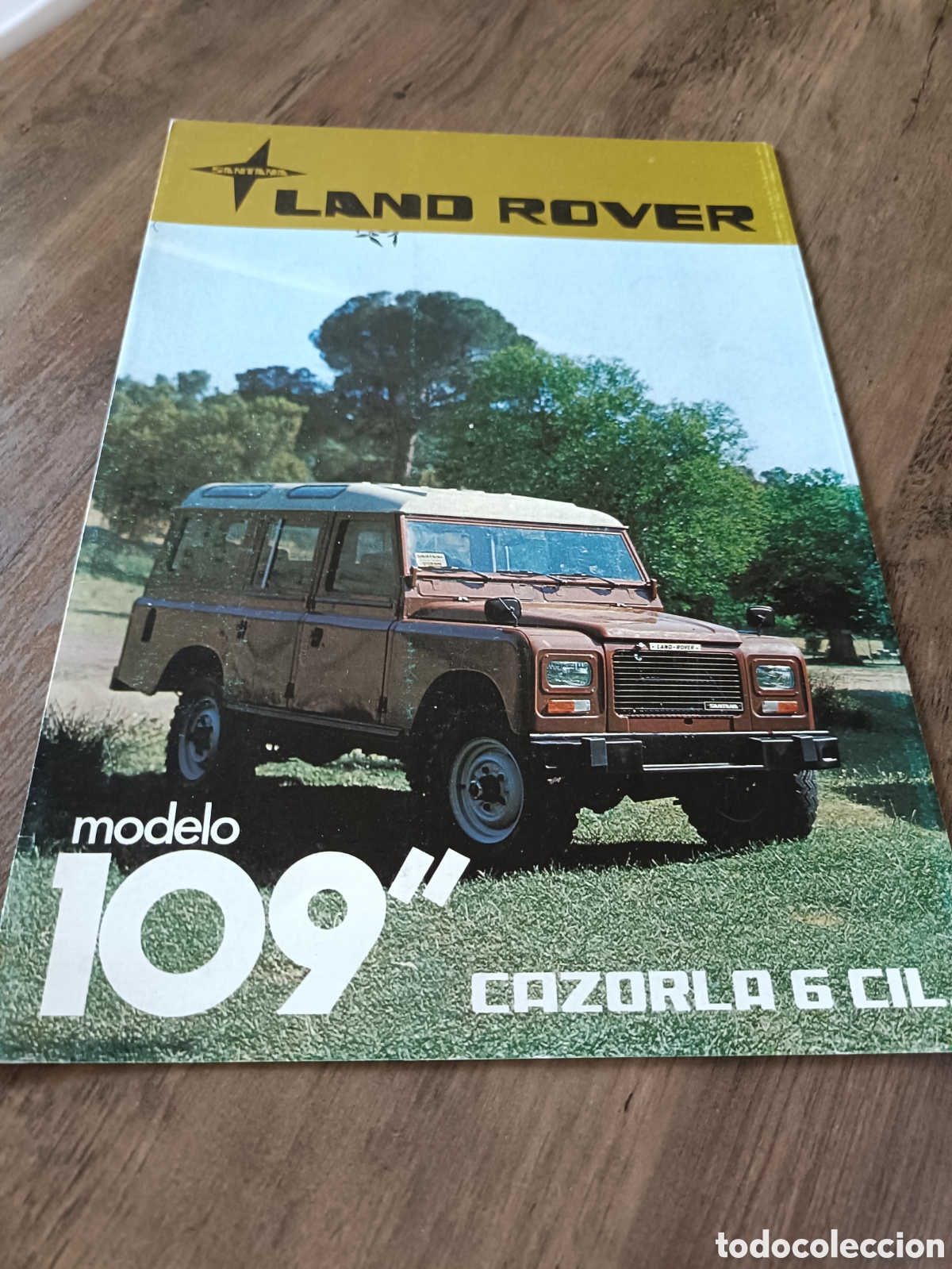 Coches y Motocicletas: Cat&aacute;logo Land Rover Santana modelo 109 Cazorla 6 cilindros de 1980