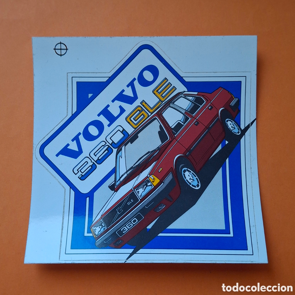 Coches y Motocicletas: VOLVO 360 GLE - PEGATINA PUBLICIDAD COCHE AUTOMOVIL TEMATICA MOTOR