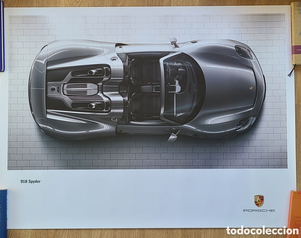 Coches y Motocicletas: L&aacute;minas Porsche originales de concesionario