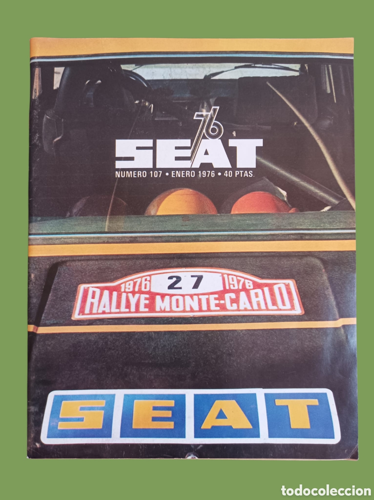 Coches y Motocicletas: Revista SEAT 76- n&uacute;mero 107 Enero 1976 Rallye Monte - Carlo