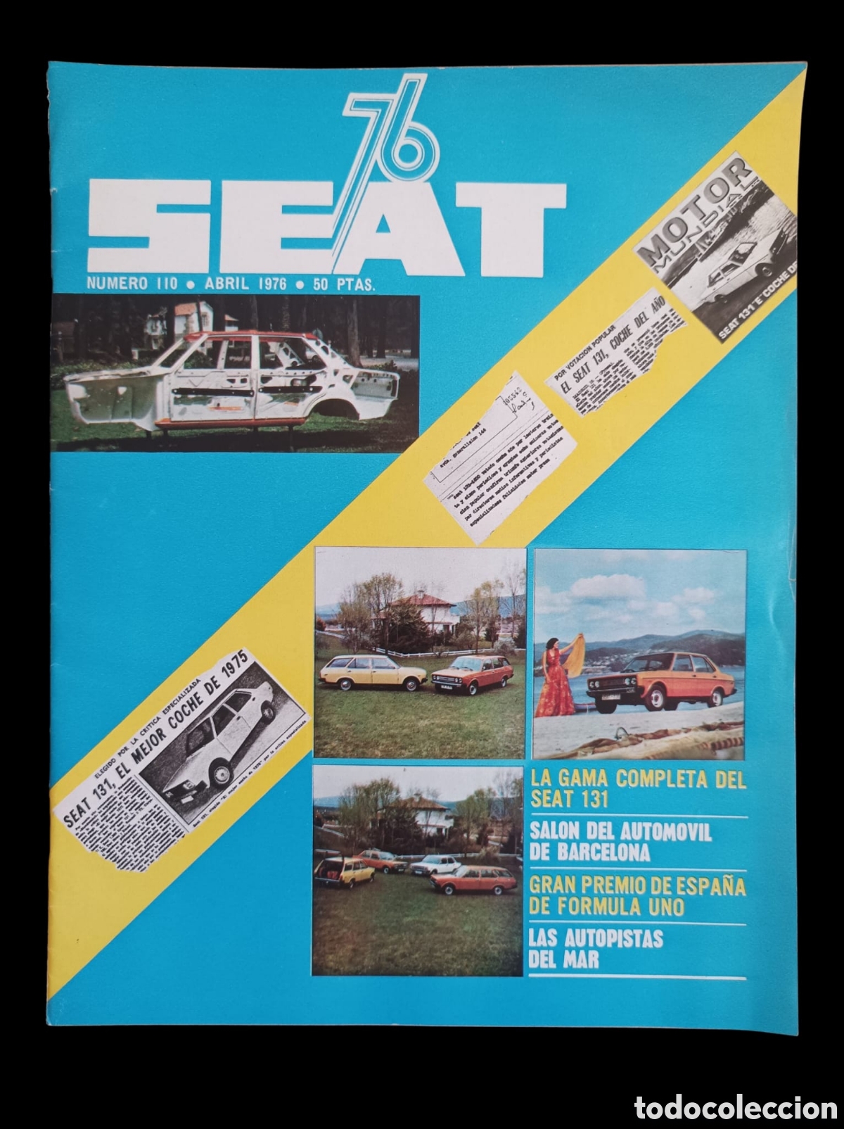Coches y Motocicletas: Revista SEAT 76- n&uacute;mero 110 Enero 1976 Seat 131