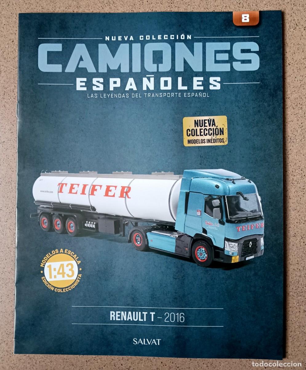 Coches y Motocicletas: Fasc&iacute;culo 8 RENAULT T (2016) Colecci&oacute;n Camiones Espa&ntilde;oles Salvat Nuevo
