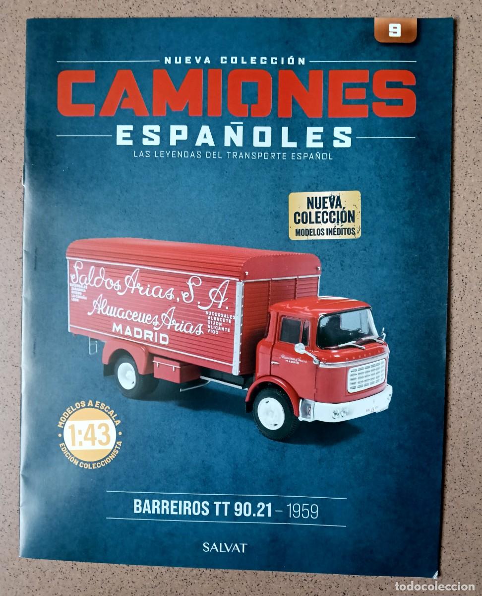 Coches y Motocicletas: Fasc&iacute;culo 9 BARREIROS TT 90.21 (1959) Colecci&oacute;n Camiones Espa&ntilde;oles Salvat Nuevo
