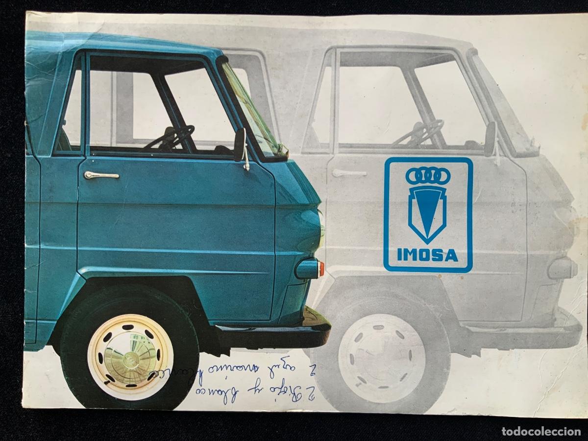 Coches y Motocicletas: Catalogo publicidad furgon o furgoneta Imosa f-1000, motor mercedes.