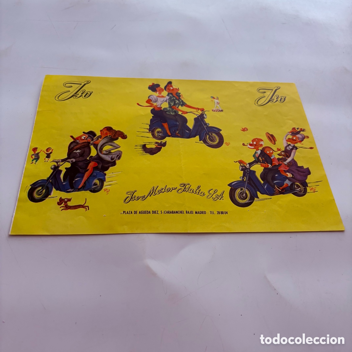 Coches y Motocicletas: CATALOGO MOTOCICLETA SCOOTER ISO MOTOR ITALIA