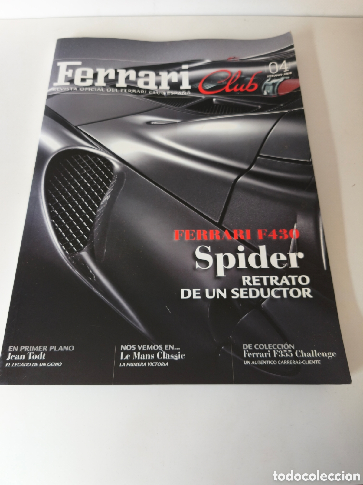 Coches y Motocicletas: Revista Ferrari club num. 4 verano 2008 F430 f355 Jean Todt