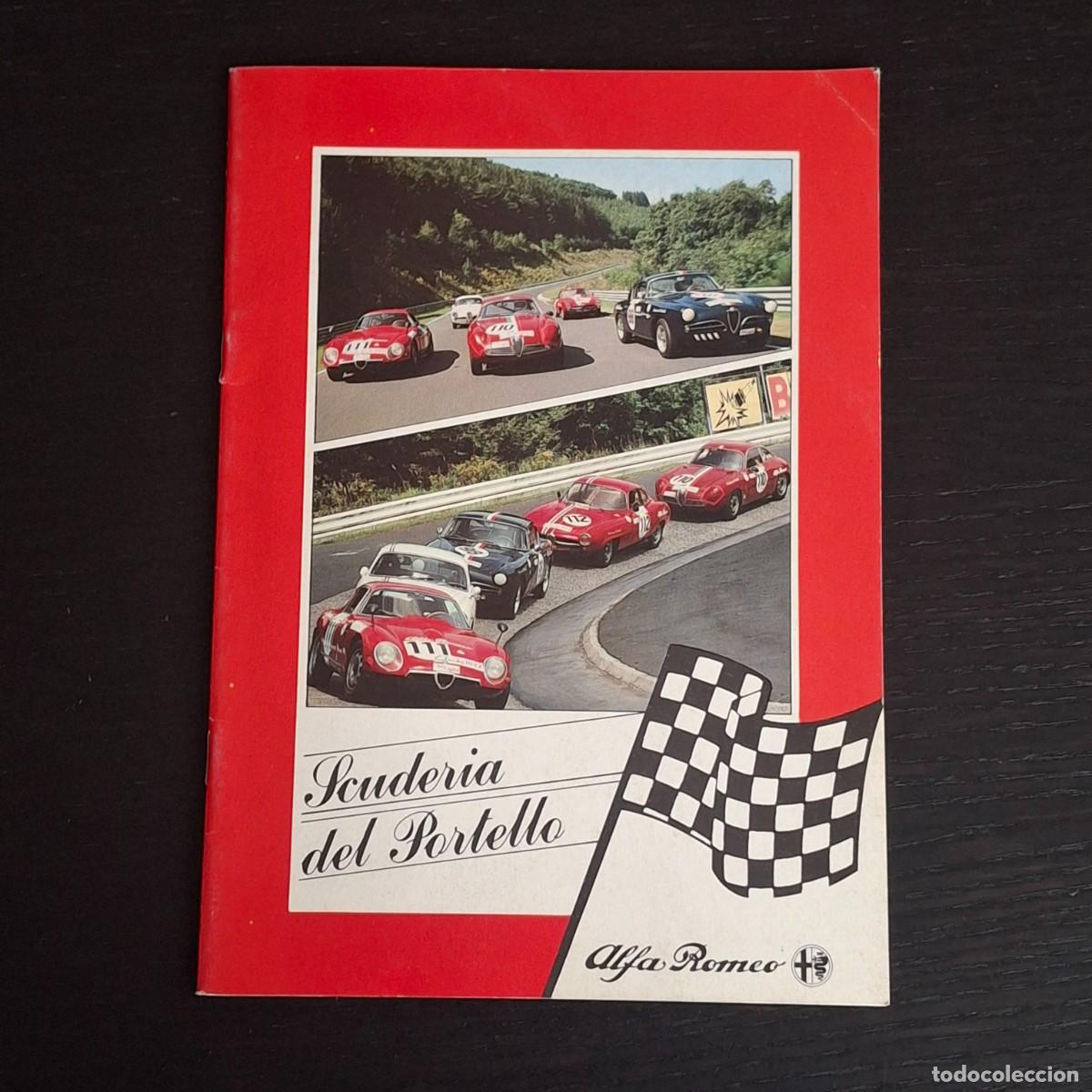 Coches y Motocicletas: ALFA ROMEO SCUDERIA DEL PORTELLO - CATALOGO GUIA INSCRIPCION SOCIOS REGLAMENTO - ESCUDERIA