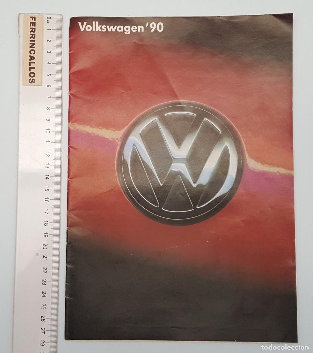 Coches y Motocicletas: CATALOGO VOLKSWAGEN 90 1990, POLO, JETTA, GOLF, CORRADO, PASSAT, T3 TRANSPORTER Y CARAVELLE, VW