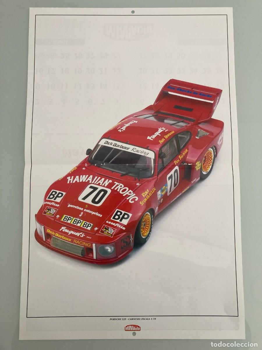 Coches y Motocicletas: POSTER, 40x30, PORSCHE 935, N&ordm;70,HAWAIIAN TROPIC,PAUL NEWMAN,D. BARBOUR,ROLF STOMMELEN, 2&ordm; LM 1979