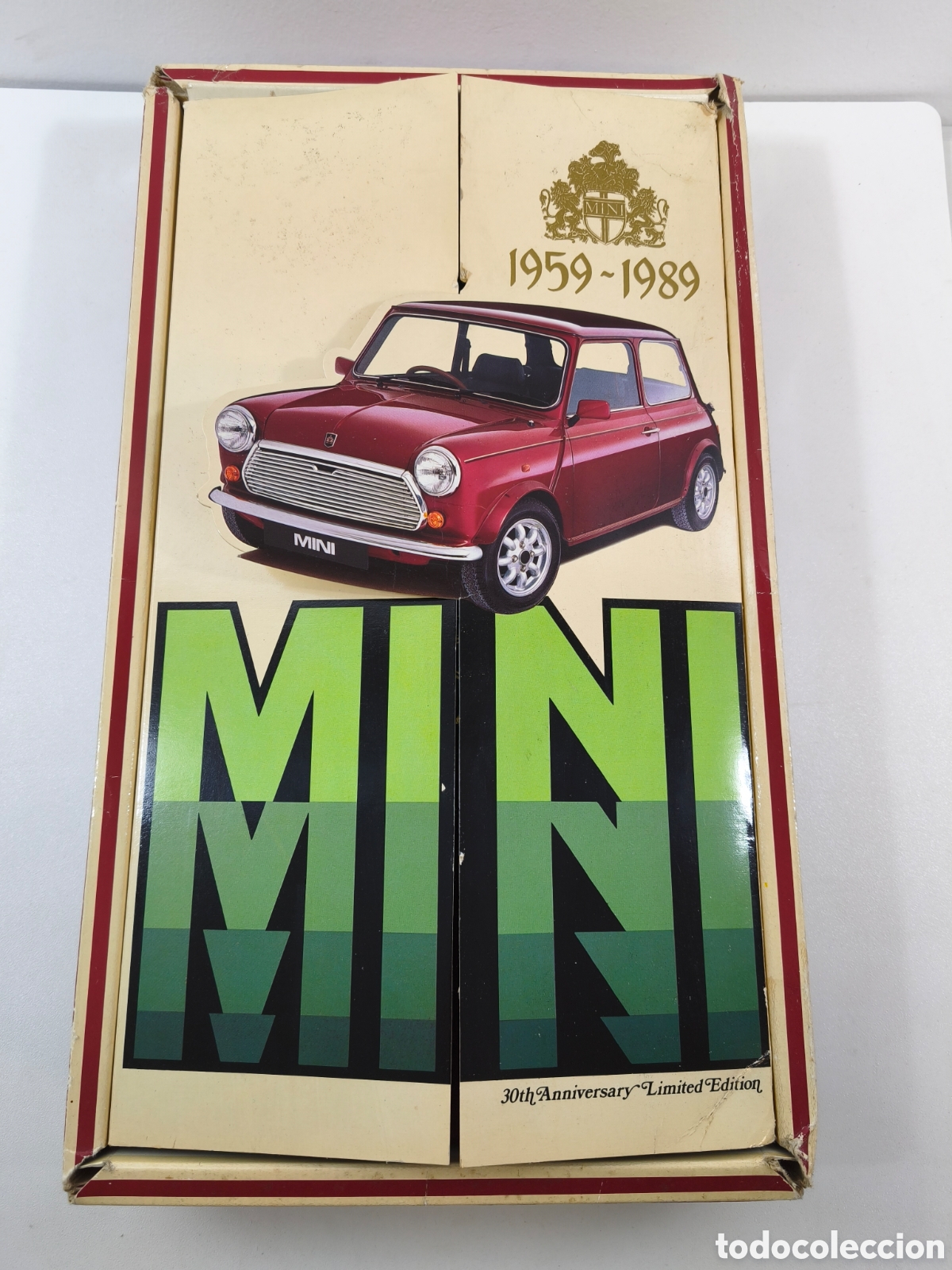 Coches y Motocicletas: Estuche conmemorativo 30 aniversario Rover Mini Cooper certificado 772 de 2500 Corgi Toys de 1989