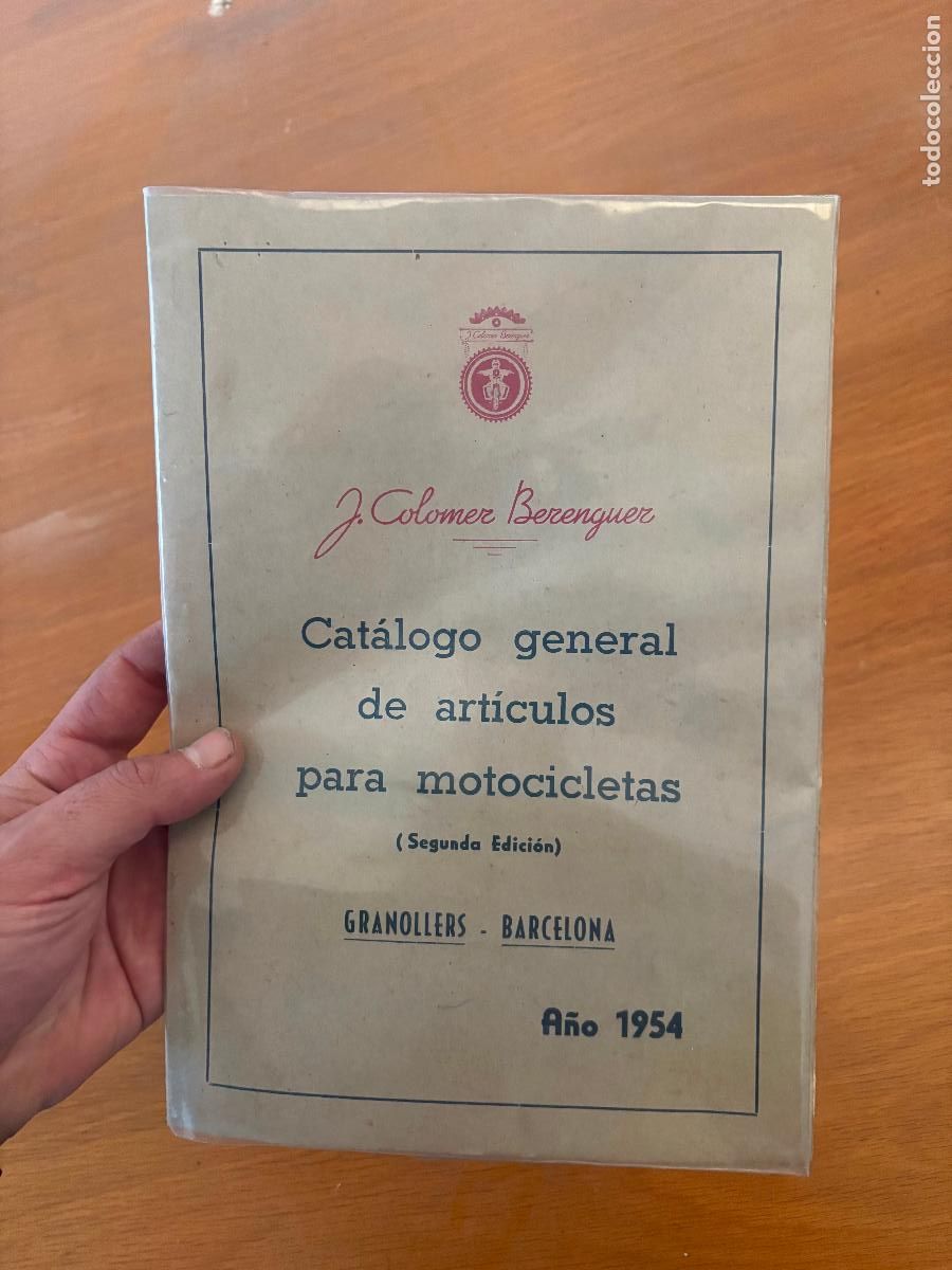 Coches y Motocicletas: cat&aacute;logo general de art&iacute;cculos para motocicletas a&ntilde;o 1954 montesa lube guzzi aleu vespa scooter isso