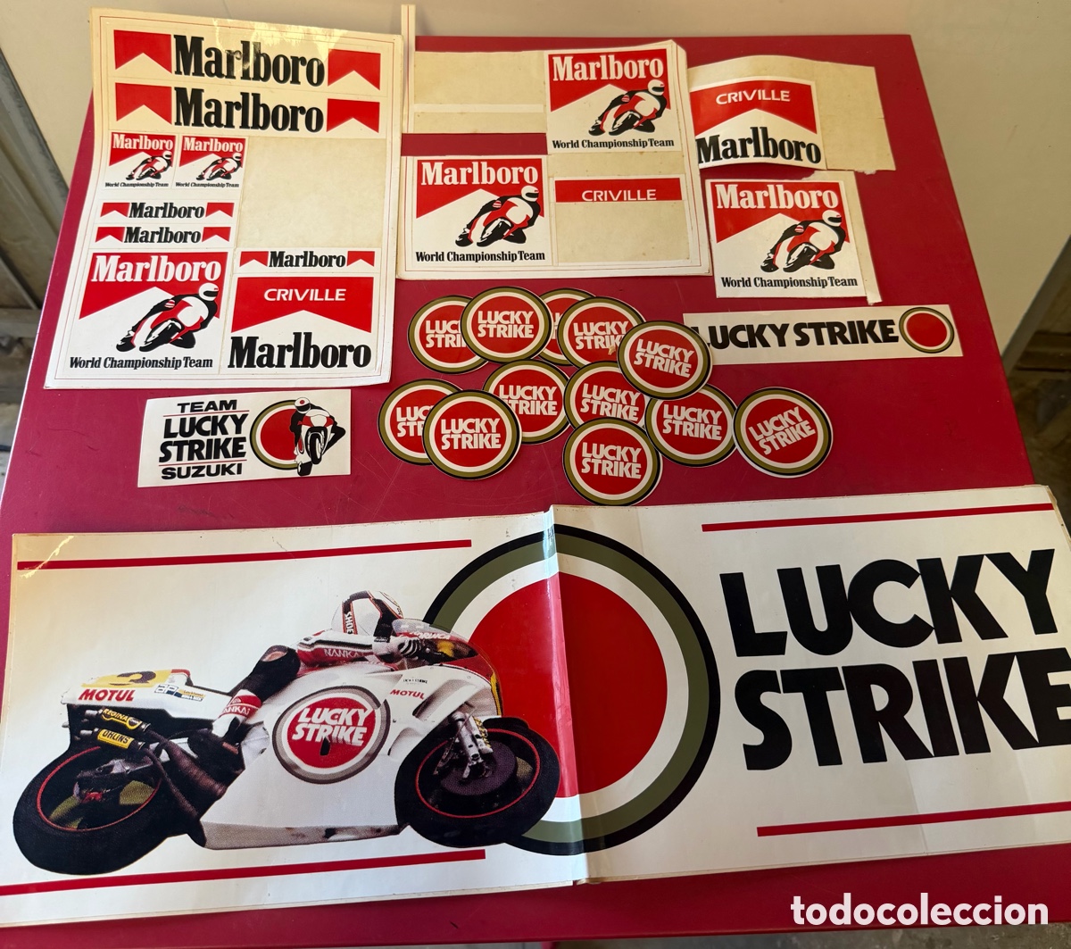 Coches y Motocicletas: Kit Adhesivos Moto GP Marlboro Lucky Strike
