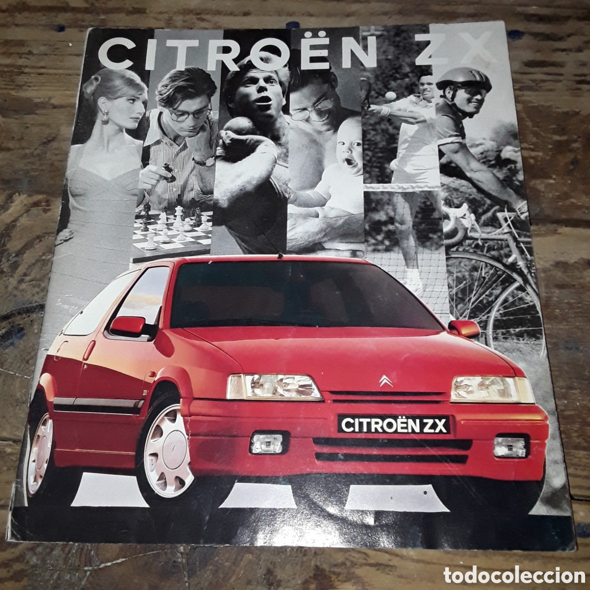 Coches y Motocicletas: folleto publicitario original del Citro&euml;n ZX 1993, que mu