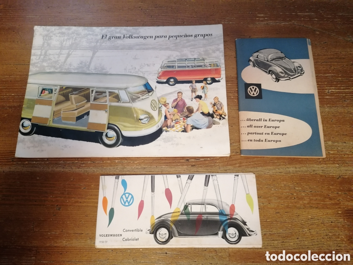 Coches y Motocicletas: Lote de cat&aacute;logos VOLKSWAGEN
