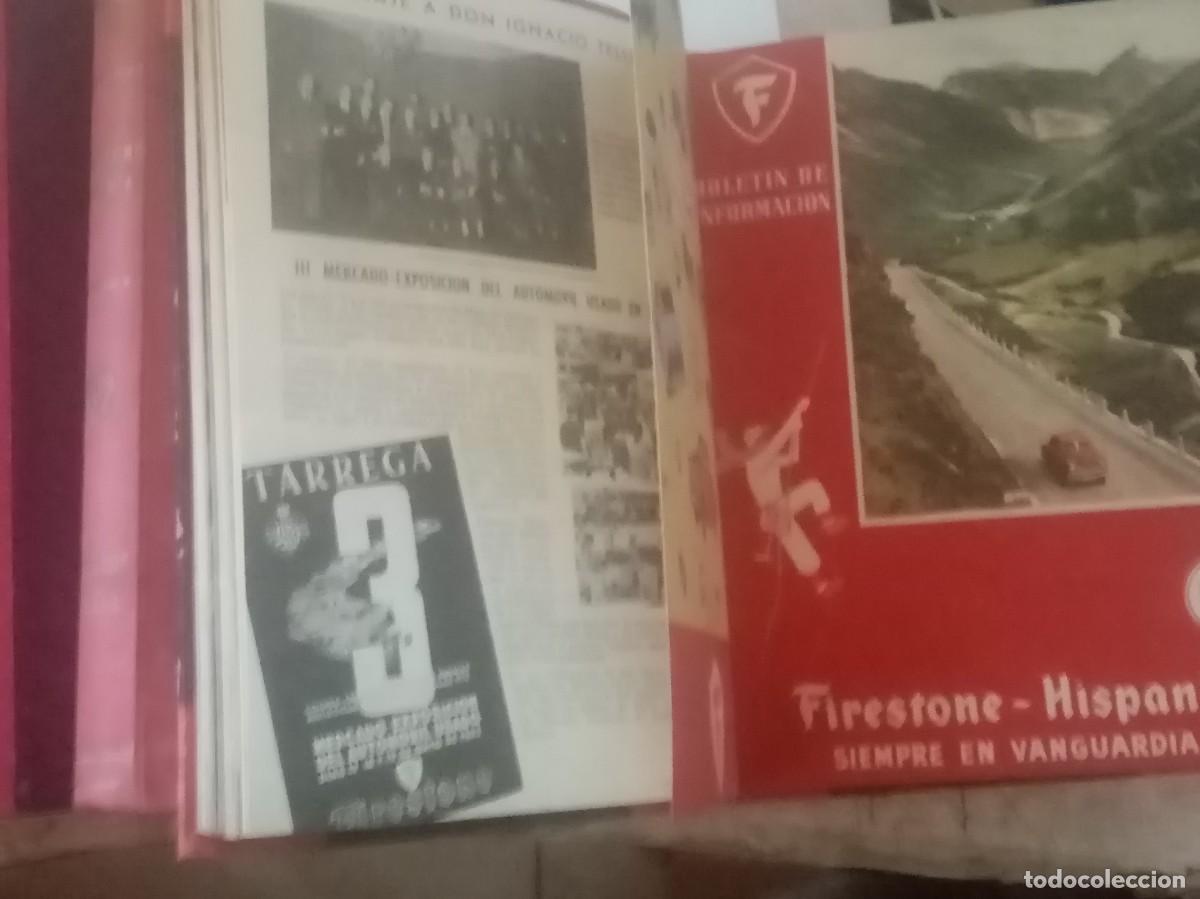 Coches y Motocicletas: LOTE DE 6 ALBUM DE FIRESTONE HISPANIA CADA ALBUM 10 BOLETIN DE INFORMACION