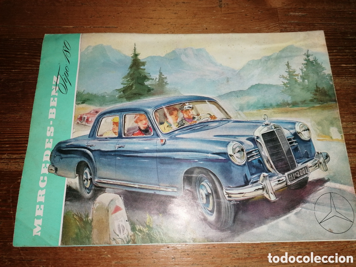 Coches y Motocicletas: Antiguo cat&aacute;logo MERCEDES-BENZ Tipo 180