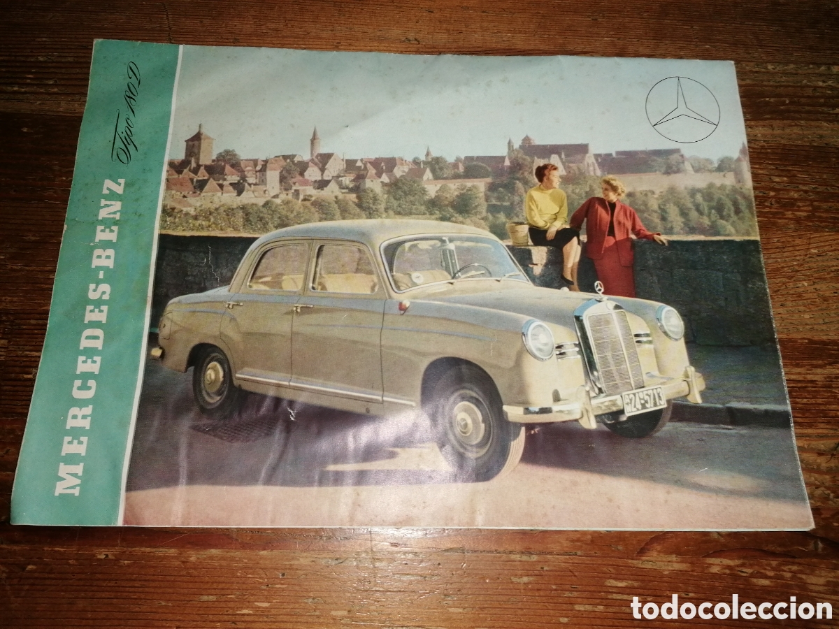 Coches y Motocicletas: Antiguo cat&aacute;logo MERCEDES-BENZ Tipo 180D