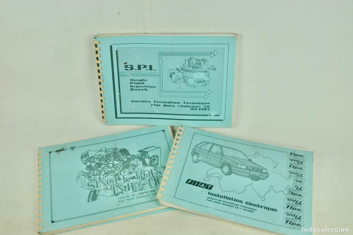 Coches y Motocicletas: Libros coches Fiat a&ntilde;os 80 3 unidades