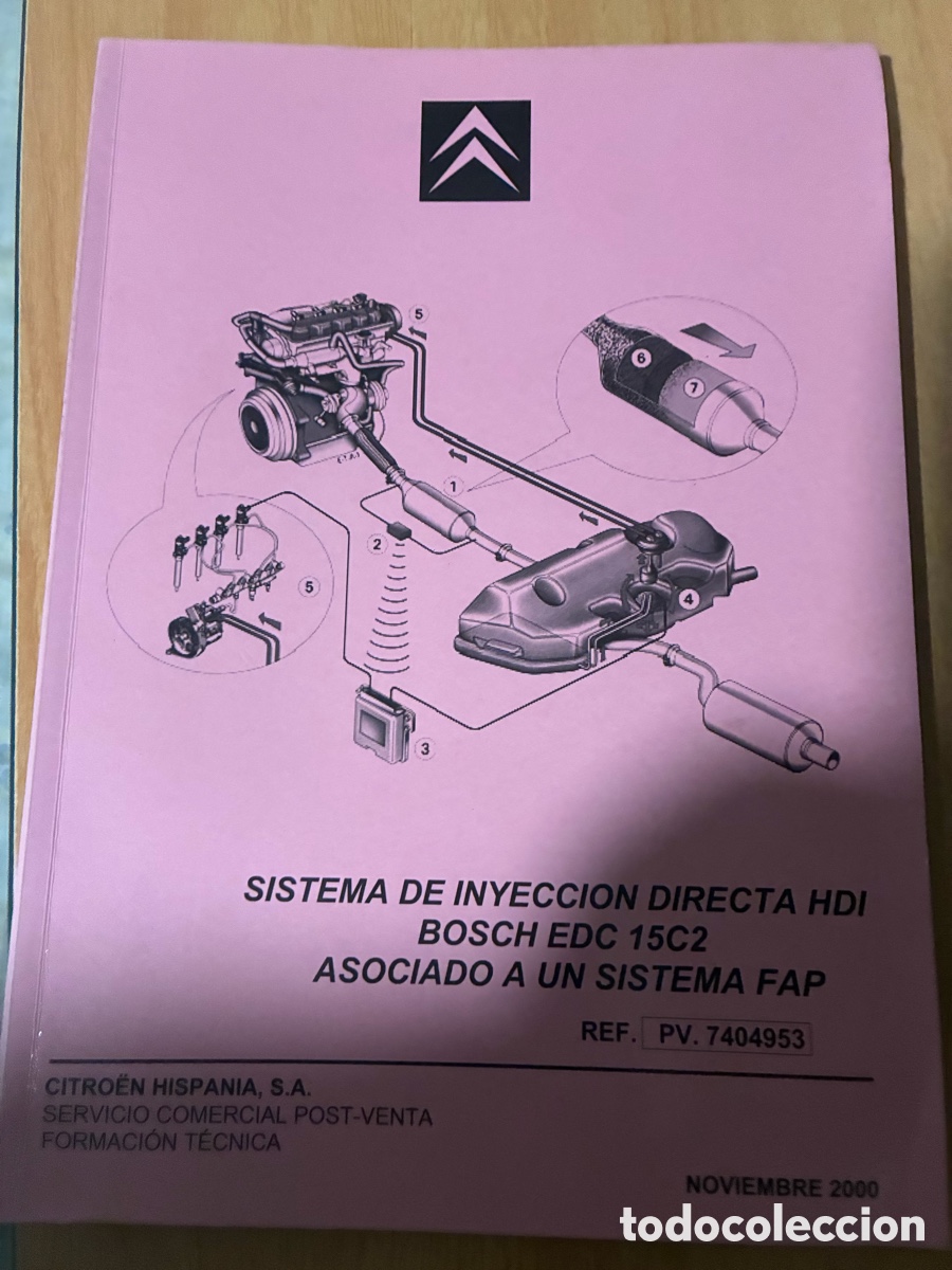 Coches y Motocicletas: Manual de formaci&oacute;n t&eacute;cnica Citroen sistema HDI