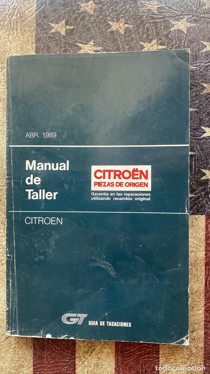 Coches y Motocicletas: Manual Despiece Citro&euml;n de Abril 1989
