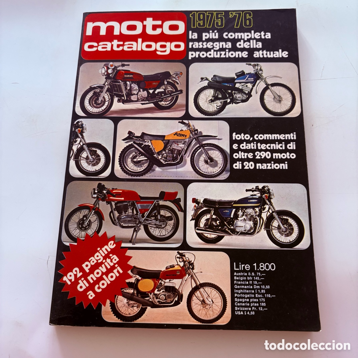 Coches y Motocicletas: moto catalogo 1975-76 1976