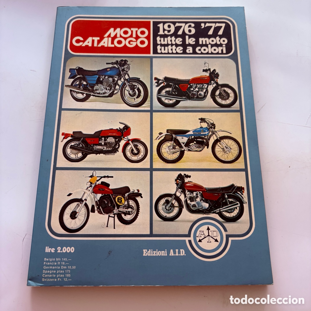Coches y Motocicletas: moto catalogo 1976-77 1977
