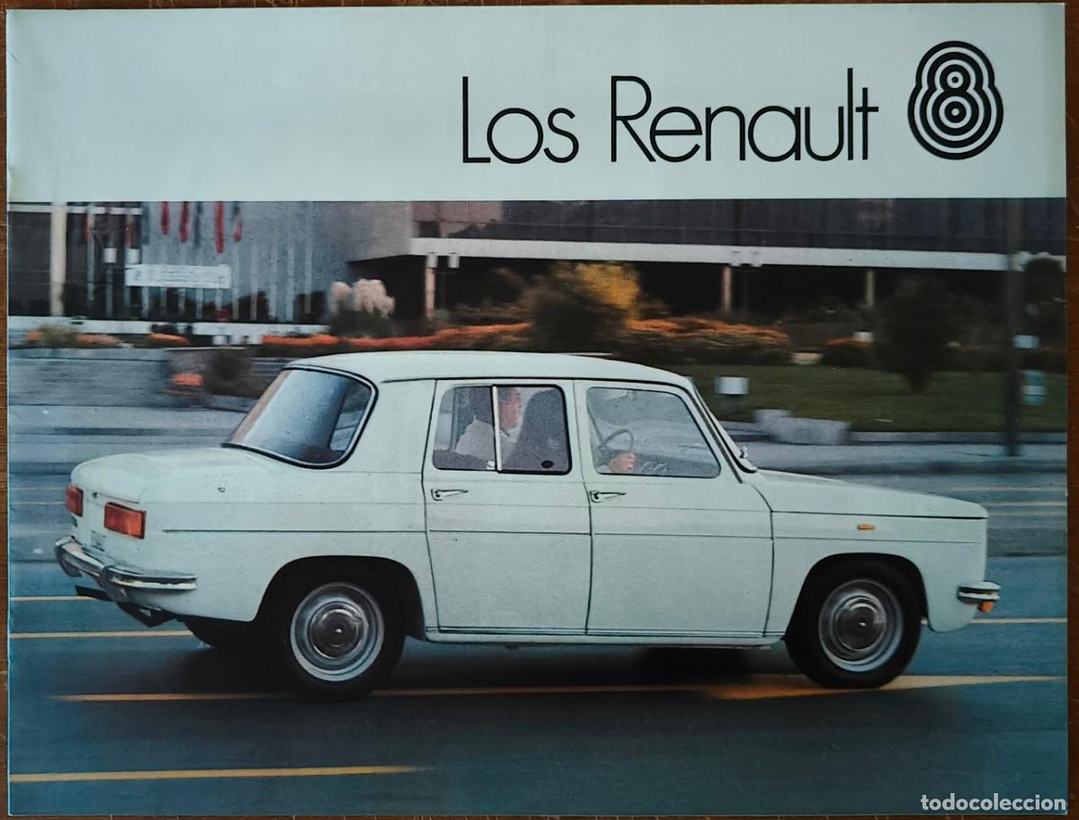 Coches y Motocicletas: Cat&aacute;logo Renault 8. 1973. En espa&ntilde;ol *