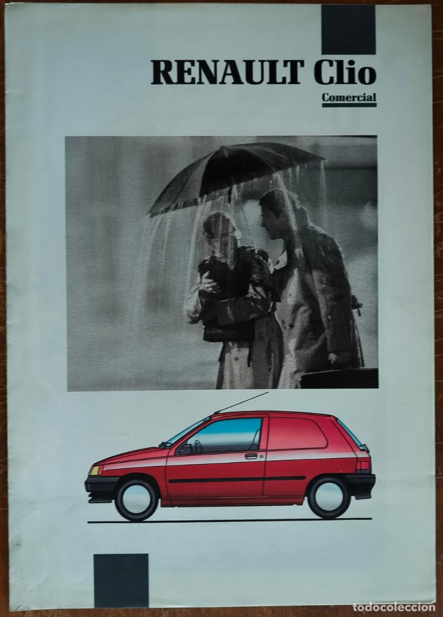 Coches y Motocicletas: Cat&aacute;logo Renault Clio Comercial. Agosto 1991. En espa&ntilde;ol *