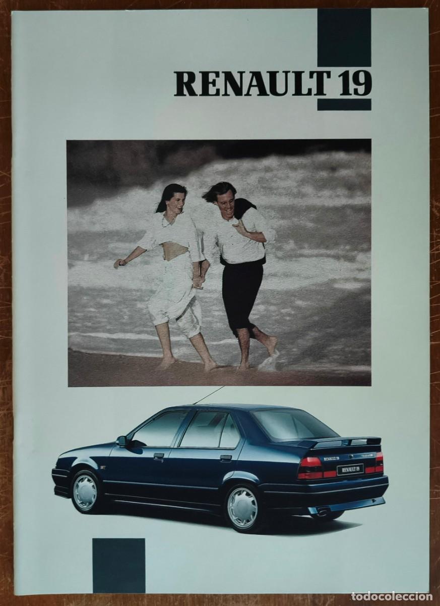 Coches y Motocicletas: Cat&aacute;logo Renault 19 Chamade. Agosto 1991. En espa&ntilde;ol *