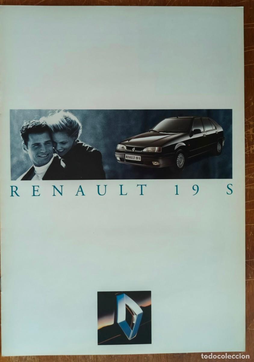 Coches y Motocicletas: Cat&aacute;logo Renault 19 S. 1993. En espa&ntilde;ol *