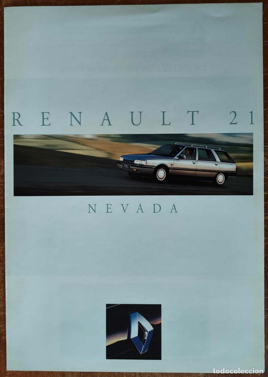 Coches y Motocicletas: Cat&aacute;logo Renault 21 Nevada. Abril 1992. En espa&ntilde;ol *