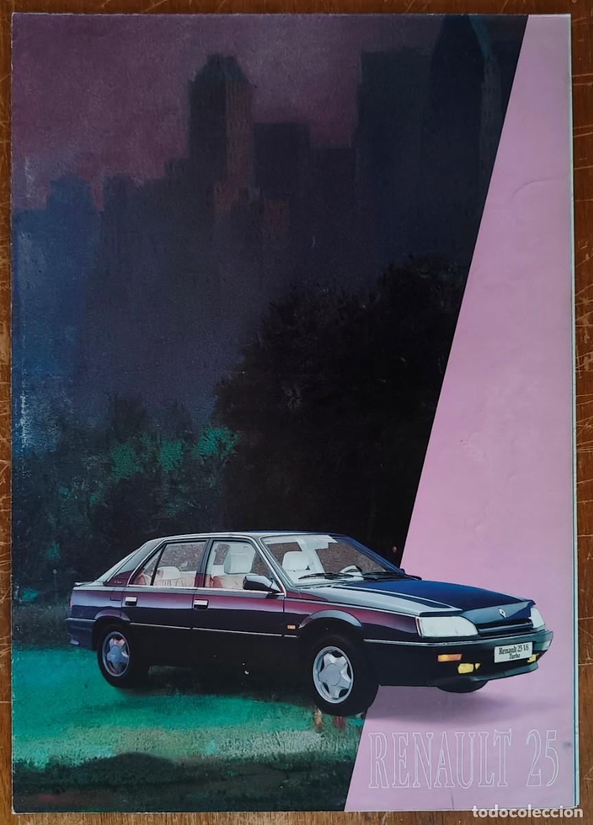 Coches y Motocicletas: Cat&aacute;logo Renault 25. 1989. En espa&ntilde;ol *