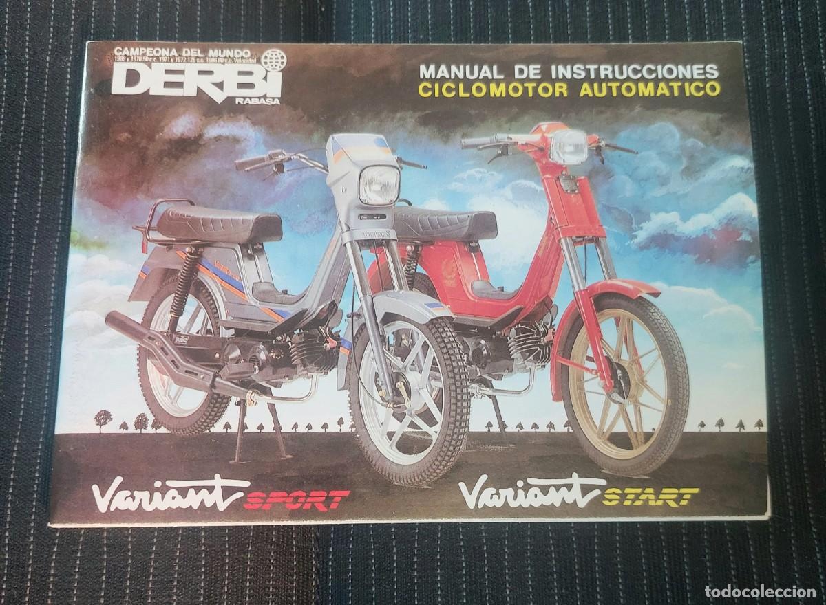 Coches y Motocicletas: Manual de instrucciones derbi