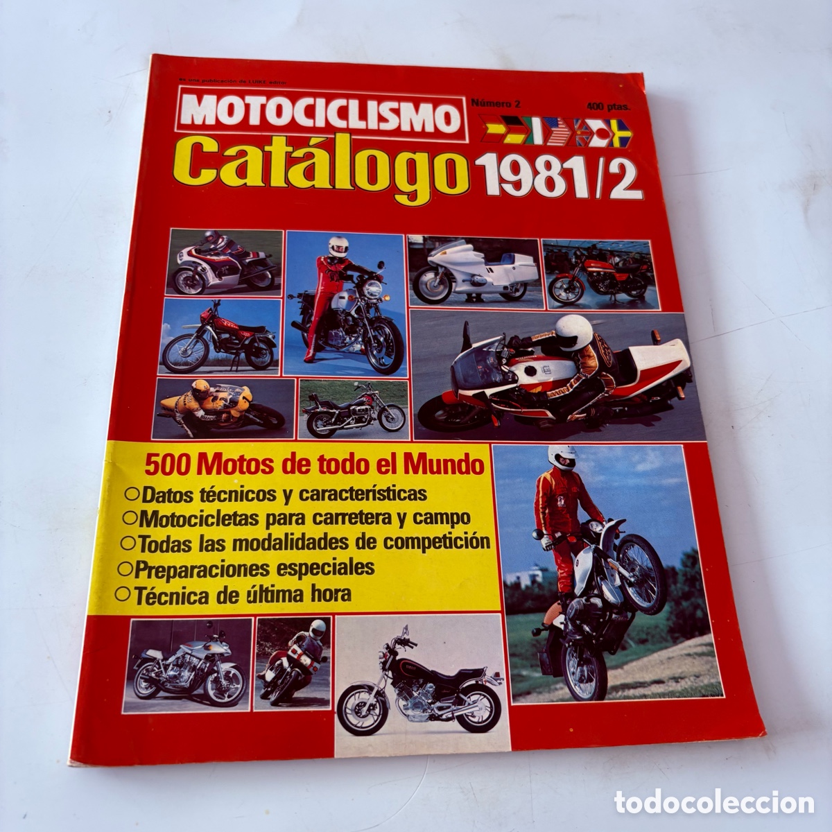 Coches y Motocicletas: Cat&aacute;logo 1981/2 de la revista motociclismo n&ordm; 2 1981-1982 81-82
