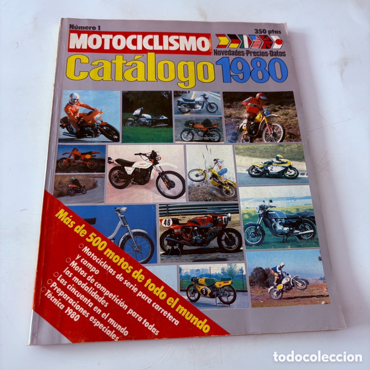 Coches y Motocicletas: Cat&aacute;logo 1980 de la revista motociclismo n&ordm; 1