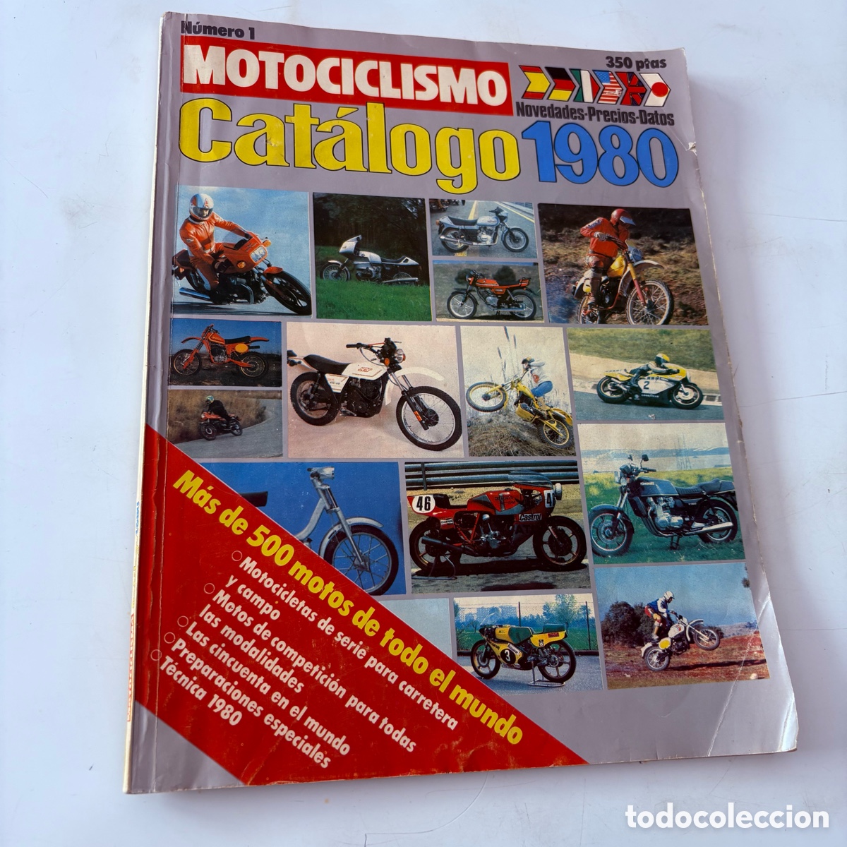 Coches y Motocicletas: Cat&aacute;logo 1980 de la revista motociclismo n&ordm; 1