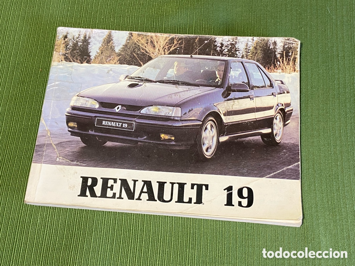 Coches y Motocicletas: Manual de instrucciones del Renault 19. R-19.