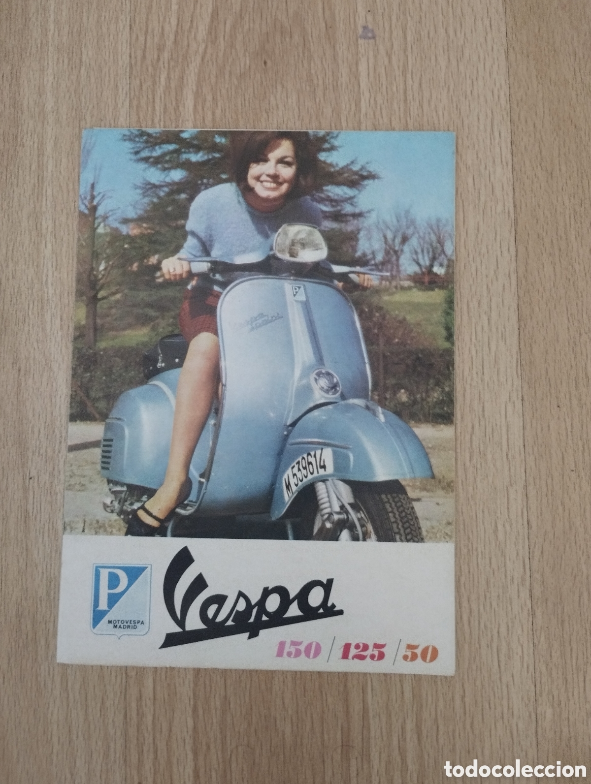 Coches y Motocicletas: Folleto Vespa 150/125/50 Moto a&ntilde;os 60
