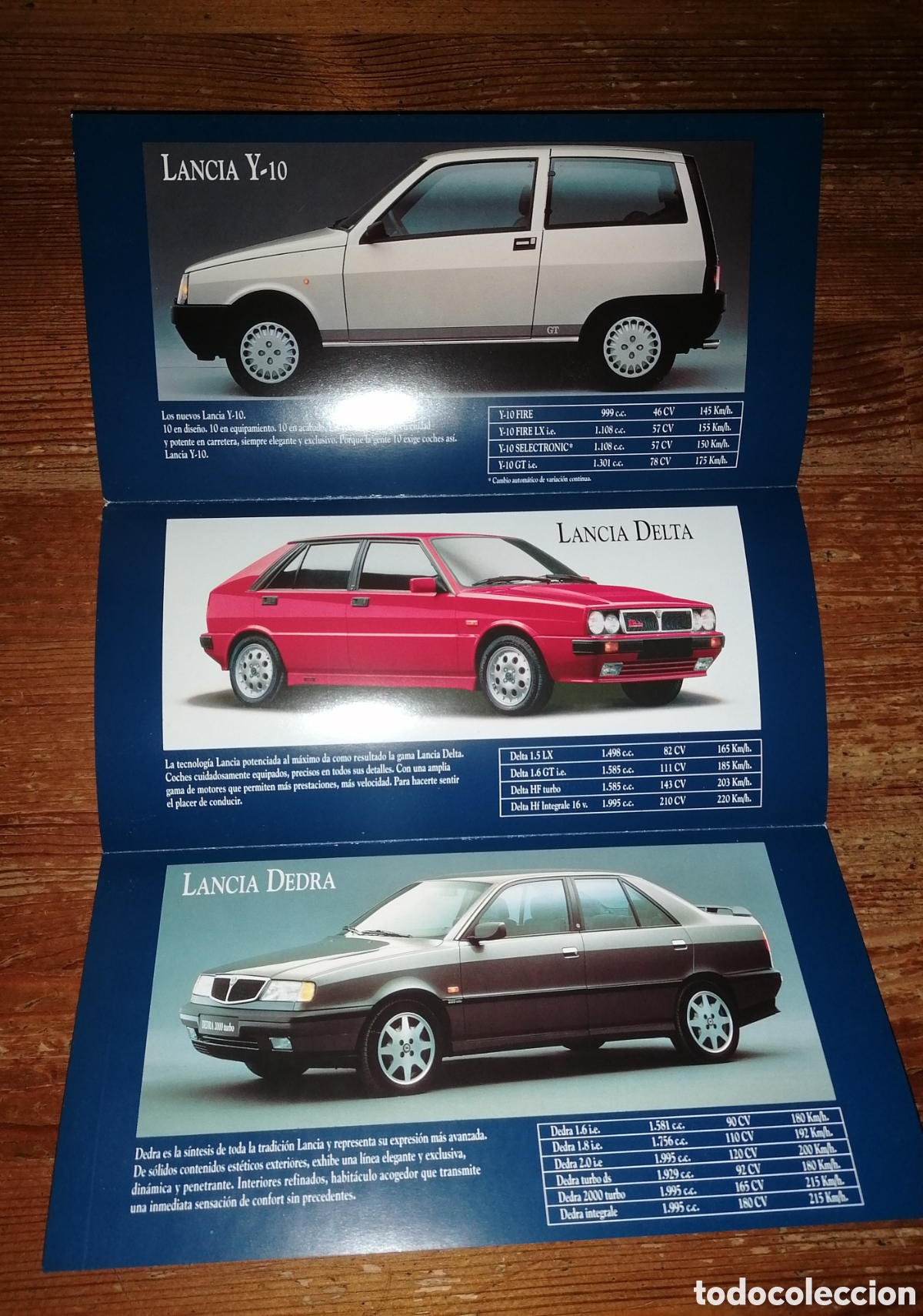 Coches y Motocicletas: Antiguo folleto cat&aacute;logo LANCIA