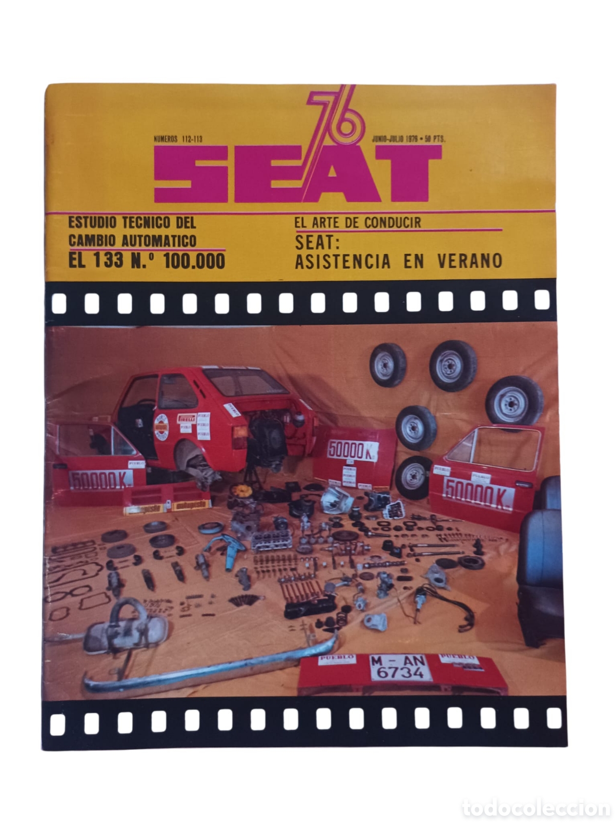 Voitures et Motocyclettes: Revista SEAT 77- n&uacute;mero 112,113 Junio Julio 1976-