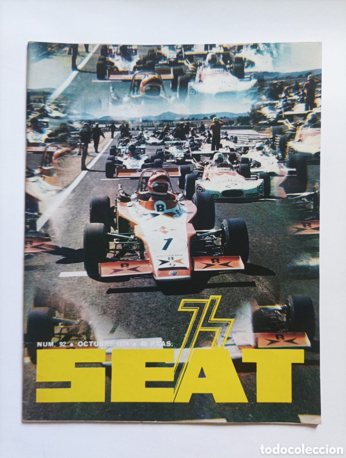 Coches y Motocicletas: Revista SEAT 74- n&uacute;mero 92 Octubre 1974 Formula Seat 1800
