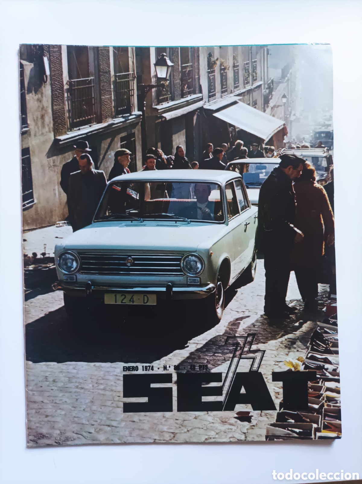 Coches y Motocicletas: Revista SEAT 74- n&uacute;mero 88 Enero 1974 Seat 124 D