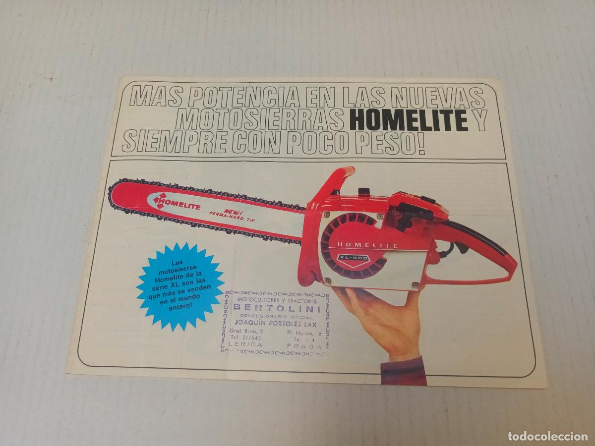 Voitures et Motocyclettes: CAT&Aacute;LOGO MOTOSIERRA HOMELITE XL XP