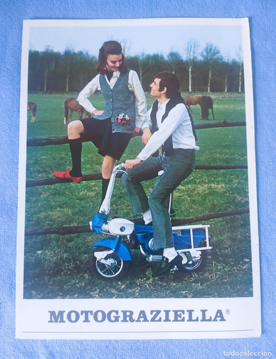 Coches y Motocicletas: FOLLETO CATALOGO PUBLICIDAD MOTOGRAZIELLA MOTO G MINI MOTO CARNIELLI ORIGINAL EN ESPA&Ntilde;OL A&Ntilde;OS 70
